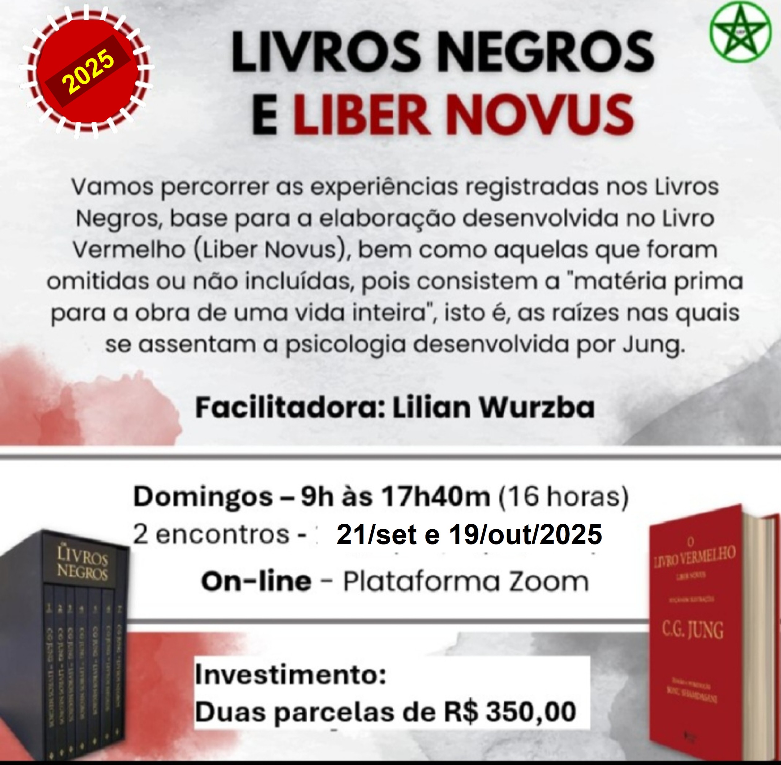 CONHEÇA O IJEP - Instituto Junguiano de Ensino e Pesquisa Livros Negros e Livro Vermelho - Carl Gustav Jung