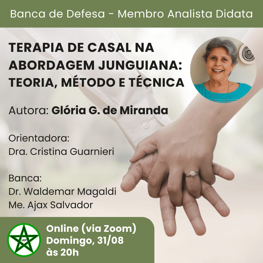 CONHEÇA O IJEP - Instituto Junguiano de Ensino e Pesquisa Terapia de Casal na abordagem Junguiana: teoria, método e técnica
